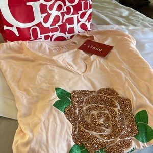 Guess shirt. Light pink. Brand new